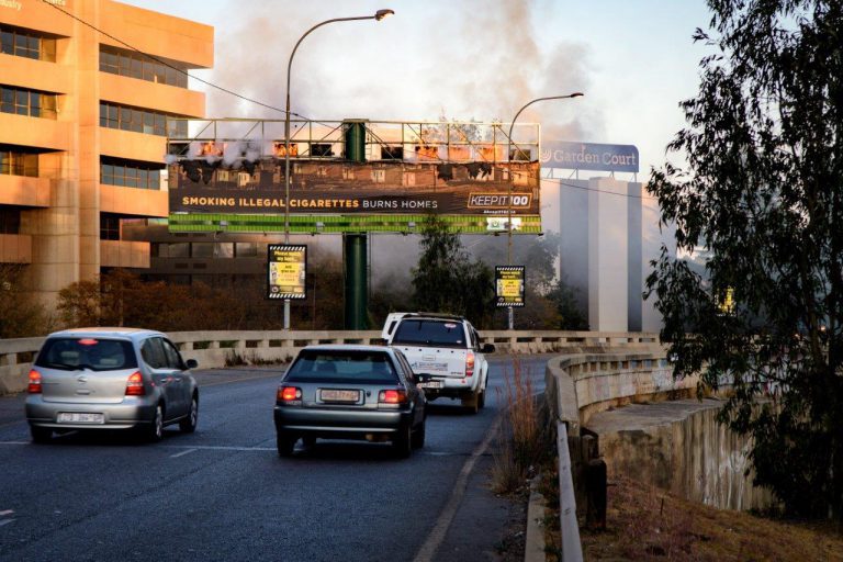 Outdoor Network’s burning billboard keeps it legal