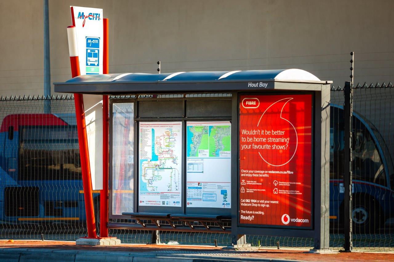 Vodacom Fibre Bus Shelter