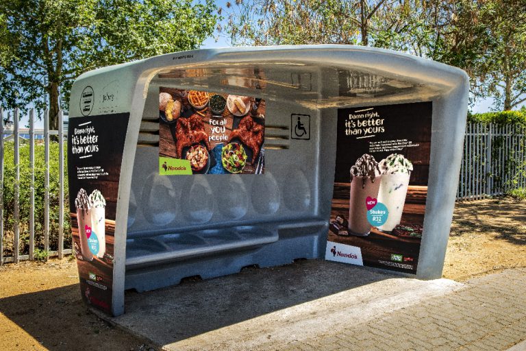 Nando’s springs into action with bus shelter campaign